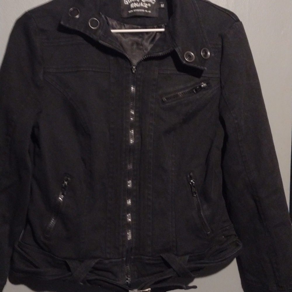 Vintage Y2K Goth size medium living Dead souls jacket - Picture 4 of 13